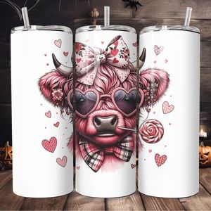 Handcrafted Valentine’s Day 20oz tumbler